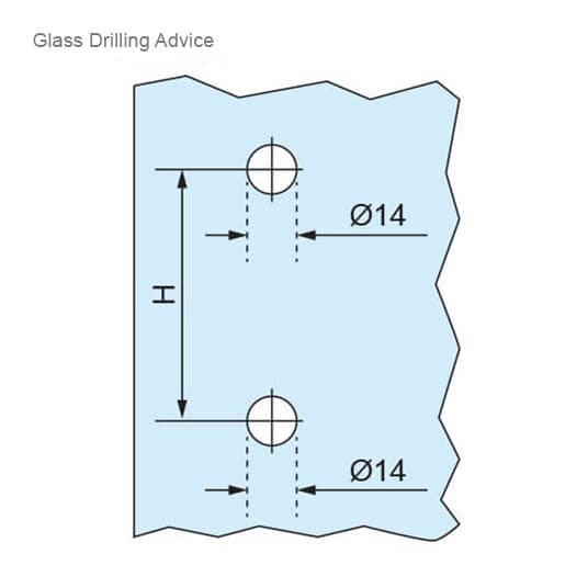 Square Profile Door Handle - Drilling Advice