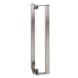 Square Profile Door Handle - 45 Degree - Stainless Steel
