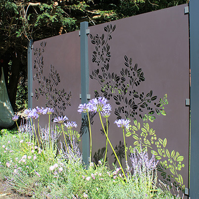 Drift Aluminium Garden Screening Fence Panels