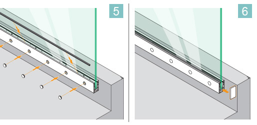 Fascia Mount Easy Glass Up Installation 5-6