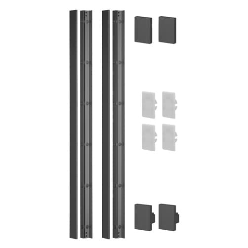 Juliet Balcony Profile Set - Easy Glass View - Anthracite Grey