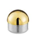 Domed End Cap - Brass Finish