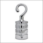 Chrome End Hook - Rope Fitting