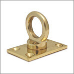 Brass End Plate with Eyelet