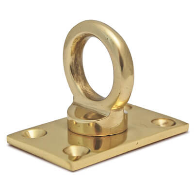 End Plate - Brass - Rope Fitting