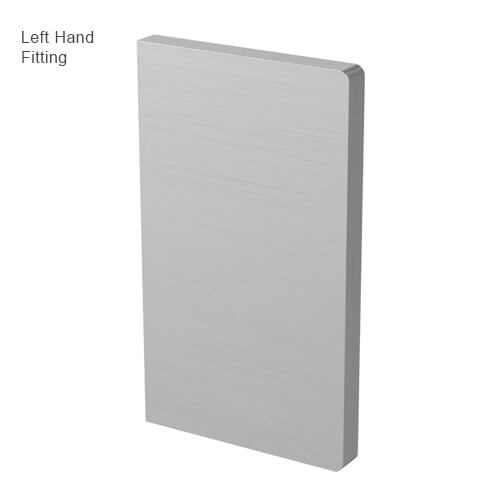 Left Hand Fascia End Plate - Easy Glass Up