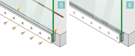 Fascia Mount Frameless Pro Glass Balustrade Installation 5-6
