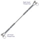 Fork to Fork Adjustable Wire Rope Assembly - Stainless Steel