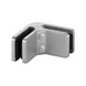 Square Glass Clamp - 90 Degree Angle - Stainless Steel