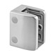 Stainless Steel Square Clamp - 19mm to 21.52mm - Flat Mount