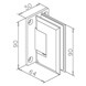 Glass Door Hinge - Glass/Wall Mount - Dimensions