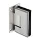 Glass Door Hinge - Adjustable - WallMount - Stainless Steel