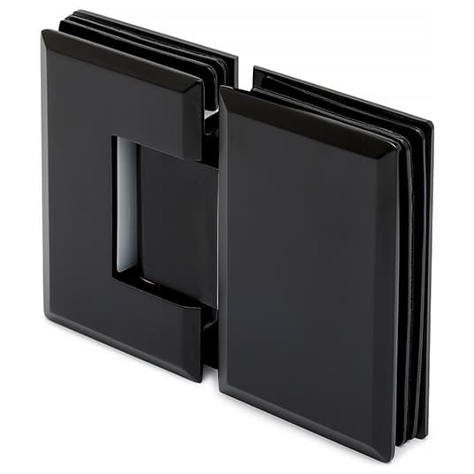 Glass Door Hinge - Adjustable - Glass Mount - Anthracite Black