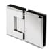 Glass Door Hinge - Adjustable - Glass Mount - Chrome Design