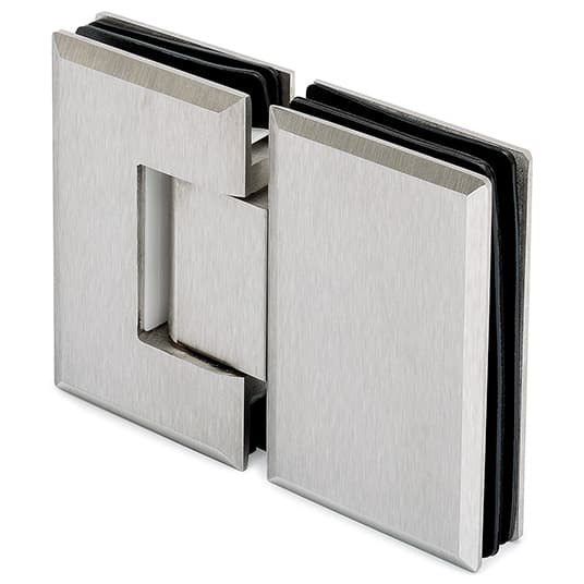 Glass Door Hinge - Adjustable - Glass Mount - Stainless Steel