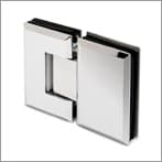 Glass Door Hinge - Adjustable - Glass Mount