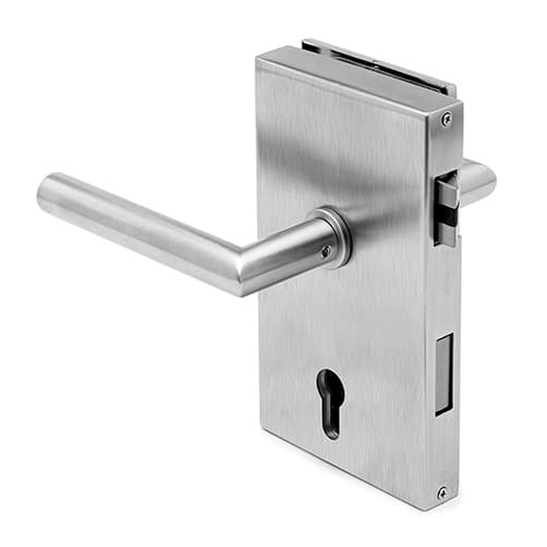 Stainless Steel Door Lock - Lever Handle - Left Hand Opening