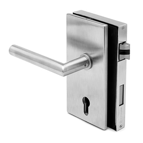 Stainless Steel Door Lock - Lever Handle - Right Hand Opening