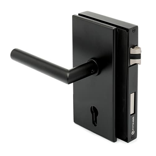 Glass Door Lock - Right Hand Opening - Anthracite Finish