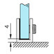 Glass Support - Square - Position