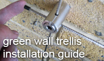 How to install our Green Wall Trellis system