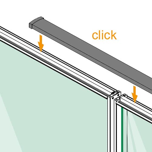 Handrail - Click - Easy Alu Balustrade