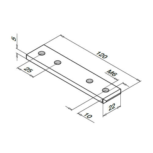 In-line Connector - Dimensions