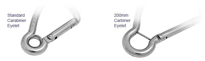 200mm Carabiner Eyelet