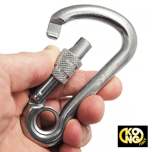 Kong Carabiner - Asymmetric Screw Lock - Open Gate