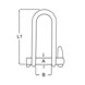 Stainless Steel Key Pin Shackle Diagram