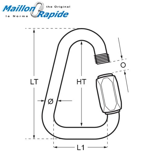 Maillon Rapide Quick Link Delta Diagram
