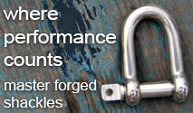 Stainless Steel Shackles - Master Forged