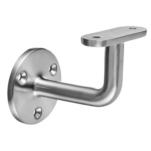 Flat Plate Mount To Flat Support Handrail Bracket For Stainless Steel Balustrade