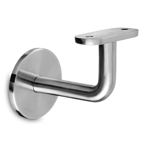 Flat Plate To Flat Support Handrail Bracket For Stainless Steel Balustrade