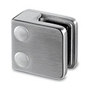 Square Glass Clamp - Flat - up to 10mm
