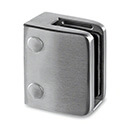 Square Glass Clamp - Flat - up to 17.52mm