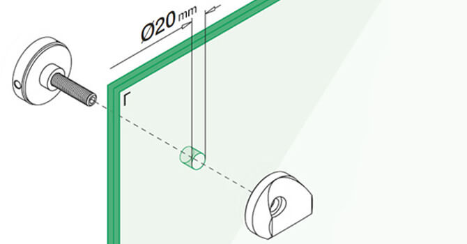 Short Tube Glass Clamp - Installation Advice