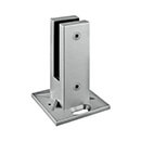Square Base Glass Clamp - Floor Mount