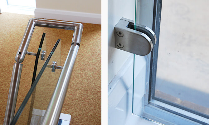 Glass Balustrade and Clamp Installation