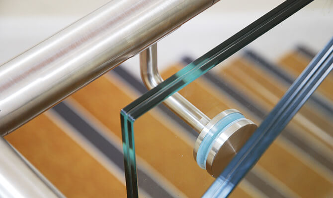 Glass Mount Handrail Bracket Installation