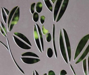 Decorative Garden Screens - Powder Coated Aluminium