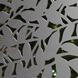 Privacy Garden Screen - Aluminium - Laser-cut Pattern