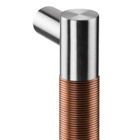 Stainless Steel Handle with Copper Wire Grip