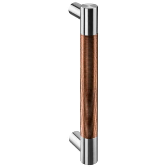 Door Pull Handle - Copper Wire Grip