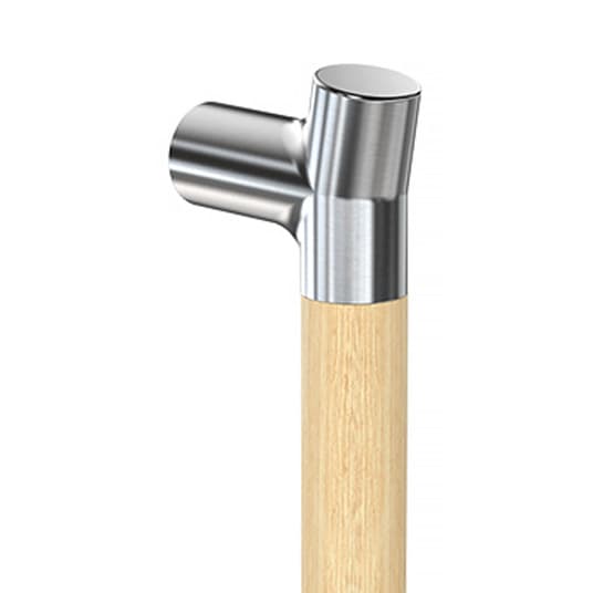Door Pull Handle with Bamboo Grip