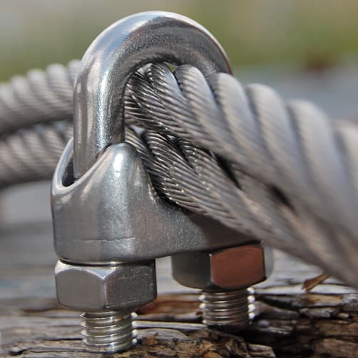 Wire Rope Grip - Stainless Steel Rope