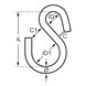 S Hook - Asymmetric Body Dimensions