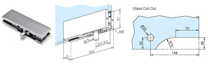 Over Glass Panel Pivot Patch