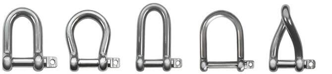 Stainless Steel Shackle Types