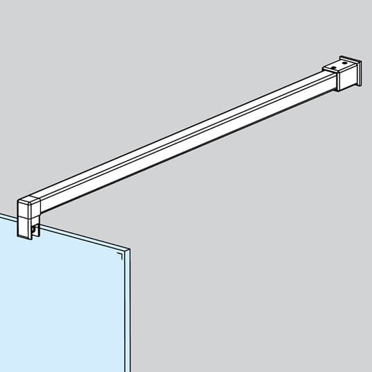 Wall to Glass Shower Screen Support Arm